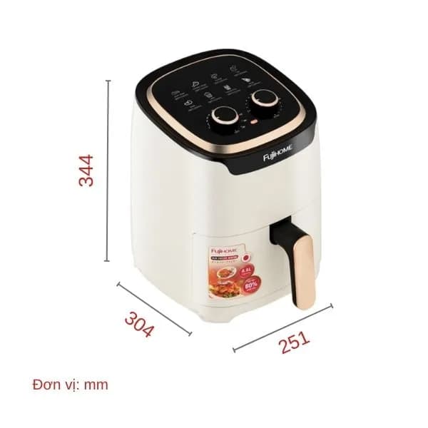 So sánh giá Nồi chiên không dầu FUJIHOME 4.5 lít A4EB rẻ nhất? - Ảnh 17