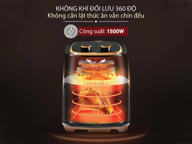 So sánh giá Nồi chiên không dầu FUJIHOME 4.5 lít A4EB rẻ nhất? - Ảnh 10