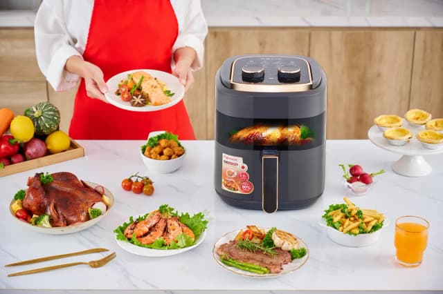 So sánh giá Nồi chiên không dầu FUJIHOME 5.5 lít A5GG rẻ nhất? - Ảnh 17