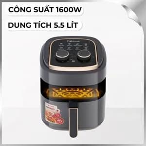 So sánh giá Nồi chiên không dầu FUJIHOME 5.5 lít A5GG rẻ nhất? - Ảnh 5