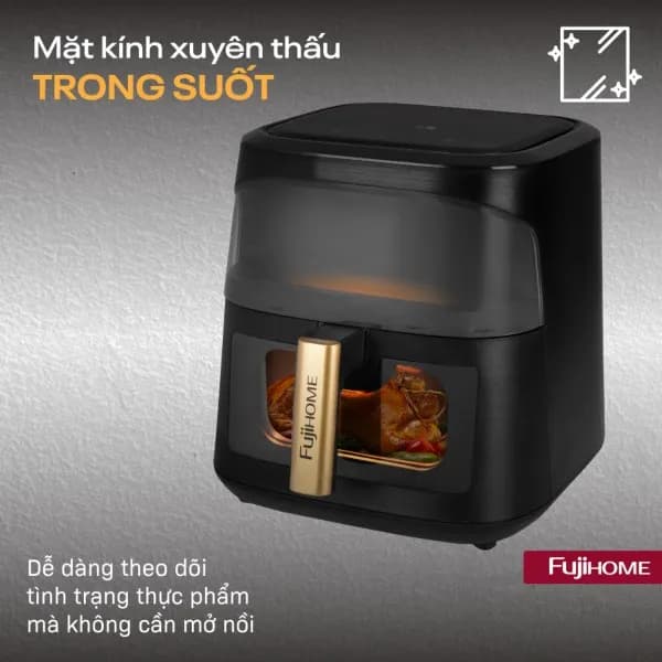 So sánh giá Nồi chiên không dầu FUJIHOME 8 lít A8DG1NEW rẻ nhất? - Ảnh 11