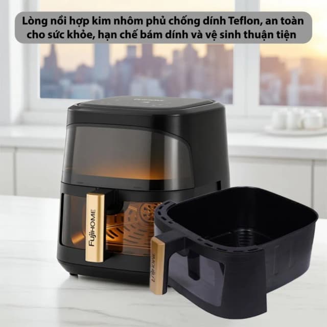 So sánh giá Nồi chiên không dầu FUJIHOME 8 lít A8DG1NEW rẻ nhất? - Ảnh 10
