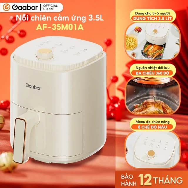 So sánh giá Nồi chiên không dầu Gaabor 3.5 lít AF-35M01A rẻ nhất? - Ảnh 4