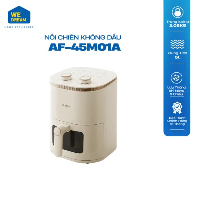 So sánh giá Nồi chiên không dầu Gaabor 5 lít AF-45M01A rẻ nhất? - Ảnh 6