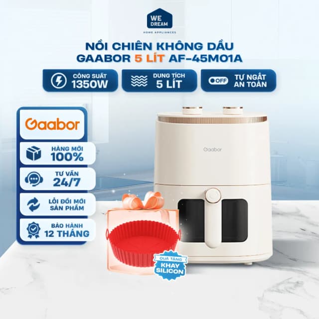 So sánh giá Nồi chiên không dầu Gaabor 5 lít AF-45M01A rẻ nhất? - Ảnh 8