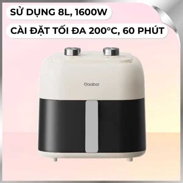 Top 1 so sánh giá Nồi chiên không dầu Gaabor 8 lít AF-80M01A - Tìm sản phẩm giá rẻ nhất - Ảnh 12