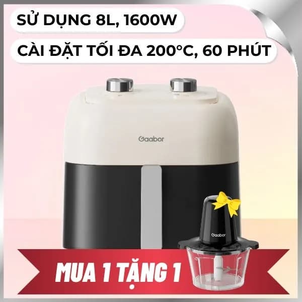 Top 1 so sánh giá Nồi chiên không dầu Gaabor 8 lít AF-80M01A - Tìm sản phẩm giá rẻ nhất - Ảnh 6