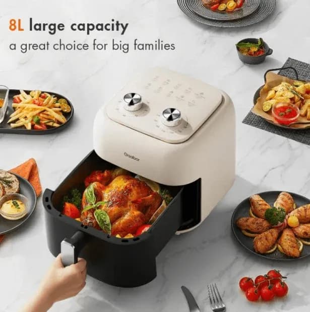 Top 1 so sánh giá Nồi chiên không dầu Gaabor 8 lít AF-80T01A - Tìm sản phẩm giá rẻ nhất - Ảnh 10