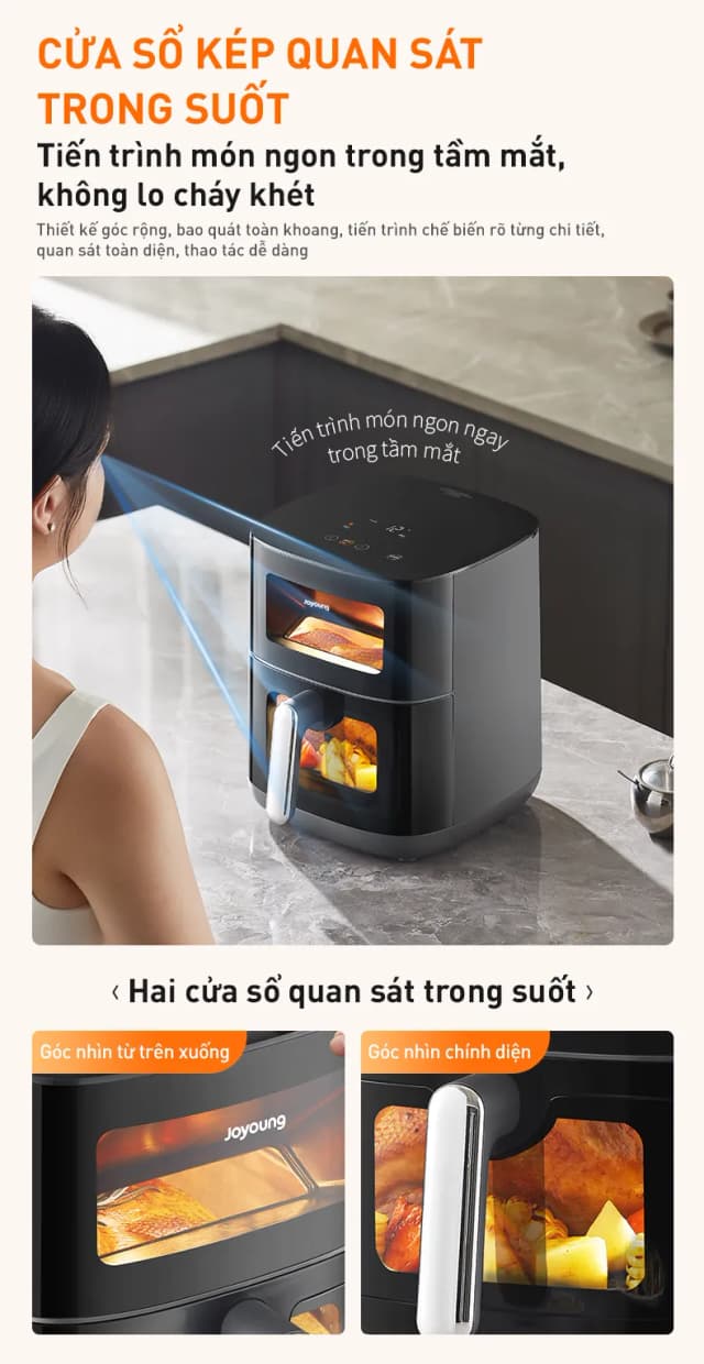 Top 1 so sánh giá Nồi chiên không dầu Joyoung 6 lít JAF-579 - Tìm sản phẩm giá rẻ nhất - Ảnh 33