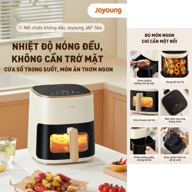 Top 1 so sánh giá Nồi chiên không dầu Joyoung 6 lít JAF-579 - Tìm sản phẩm giá rẻ nhất - Ảnh 63