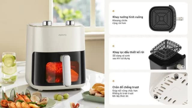 Top 1 so sánh giá Nồi chiên không dầu Joyoung 6 lít JAF-579 - Tìm sản phẩm giá rẻ nhất - Ảnh 65