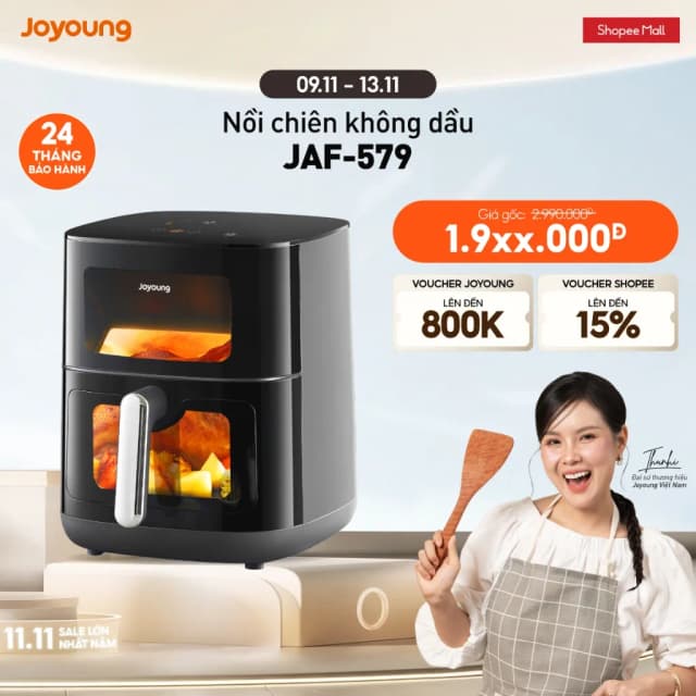 Top 1 so sánh giá Nồi chiên không dầu Joyoung 6 lít JAF-612 - Tìm sản phẩm giá rẻ nhất - Ảnh 46