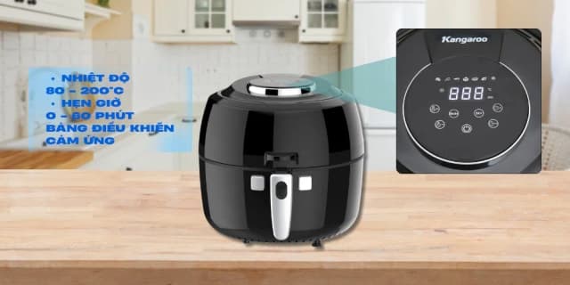 Top 1 so sánh giá Nồi chiên không dầu Kangaroo 6.5 lít KGAF65M1G - Tìm sản phẩm giá rẻ nhất - Ảnh 11