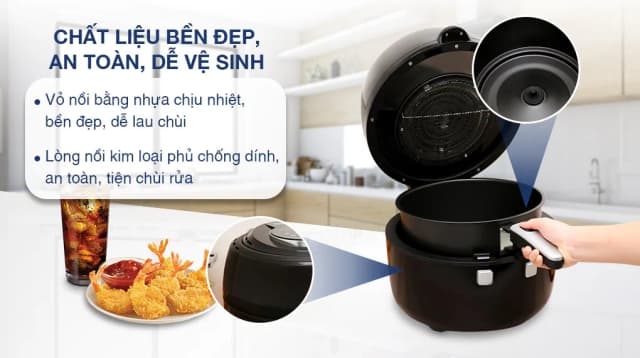 Top 1 so sánh giá Nồi chiên không dầu Kangaroo 6.5 lít KGAF65M1G - Tìm sản phẩm giá rẻ nhất - Ảnh 10