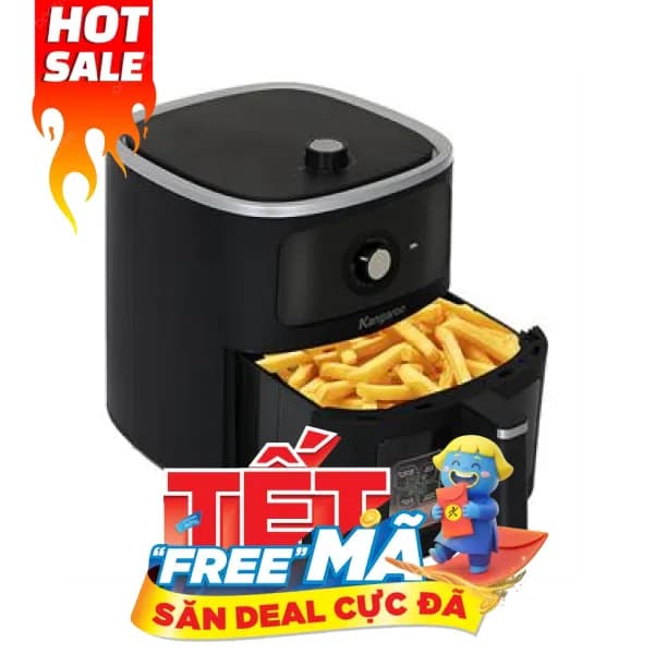 So sánh giá Nồi chiên không dầu Kangaroo 8 lít KGAF81MG rẻ nhất? - Ảnh 3
