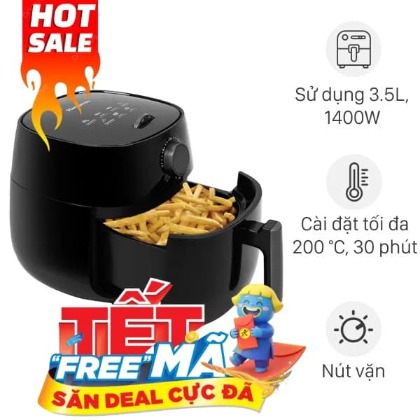 So sánh giá Nồi chiên không dầu Kangaroo 4 lít KG42AF1 rẻ nhất? - Ảnh 13