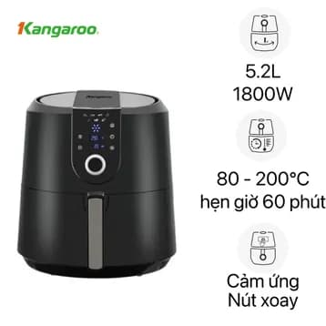 So sánh giá Nồi chiên không dầu Kangaroo 5.2 lít KG55AF1A rẻ nhất? - Ảnh 11