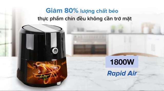 So sánh giá Nồi chiên không dầu Kangaroo 5.2 lít KG55AF1A rẻ nhất? - Ảnh 10
