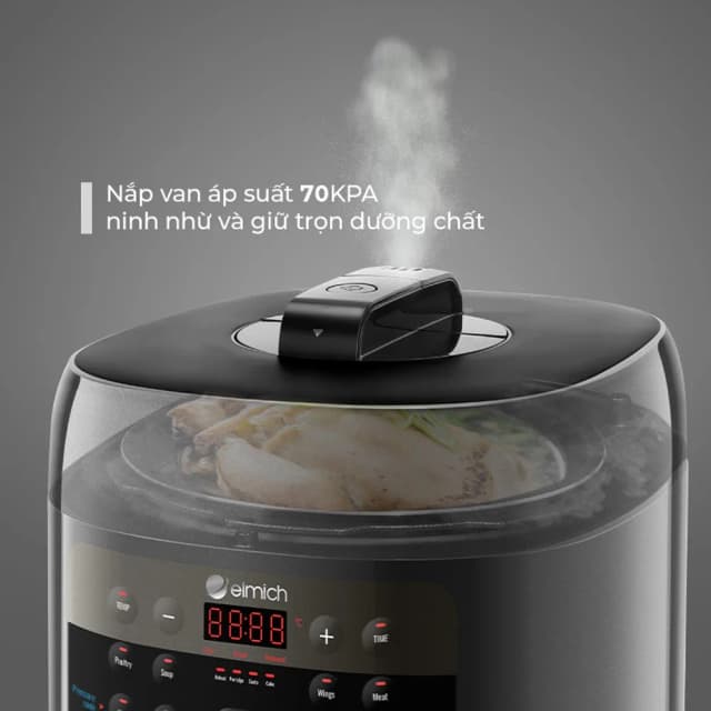 So sánh giá Nồi chiên không dầu kết hợp áp suất Elmich 4 lít AFE-1808 rẻ nhất? - Ảnh 10