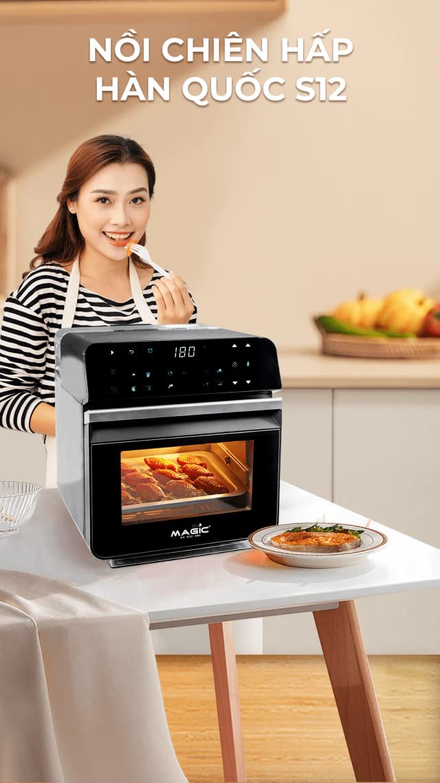 Top 1 so sánh giá Nồi chiên không dầu Magic Eco 8 lít AC-162 - Tìm sản phẩm giá rẻ nhất - Ảnh 11
