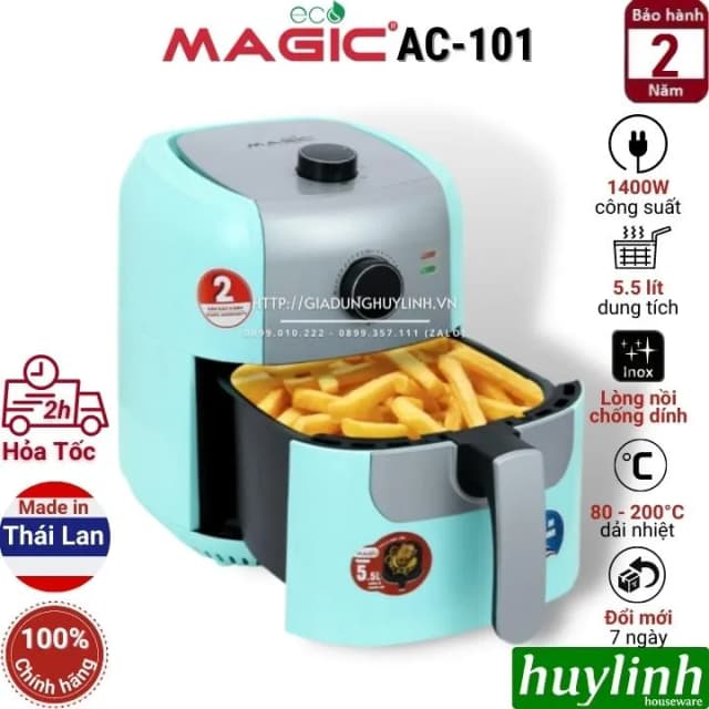 Top 1 so sánh giá Nồi chiên không dầu Magic Eco 8 lít AC-162 - Tìm sản phẩm giá rẻ nhất - Ảnh 37