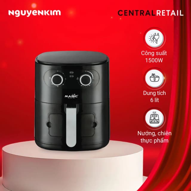 Top 1 so sánh giá Nồi chiên không dầu Magic Eco 8 lít AC-162 - Tìm sản phẩm giá rẻ nhất - Ảnh 39