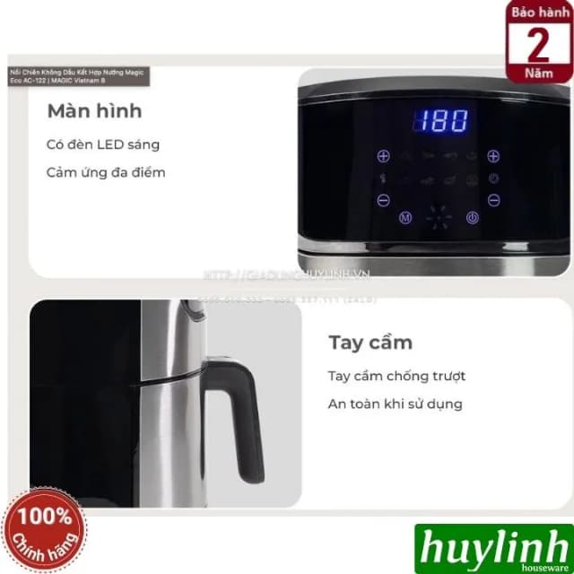 Top 1 so sánh giá Nồi chiên không dầu Magic Eco 8 lít AC-162 - Tìm sản phẩm giá rẻ nhất - Ảnh 40