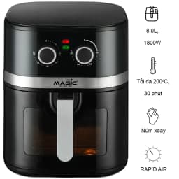 Nồi chiên không dầu Magic Eco 8 lít AC-162 - Giá rẻ nhất hôm nay - Ảnh 5