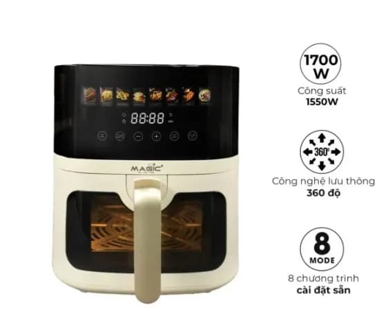 Top 1 so sánh giá Nồi chiên không dầu Magic Eco 8 lít AC-162 - Tìm sản phẩm giá rẻ nhất - Ảnh 44