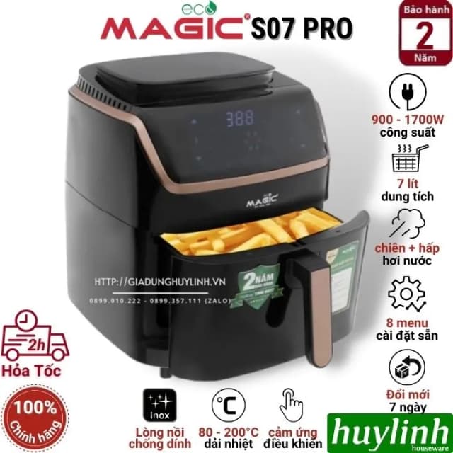 Top 1 so sánh giá Nồi chiên không dầu Magic Eco 8 lít AC-162 - Tìm sản phẩm giá rẻ nhất - Ảnh 58