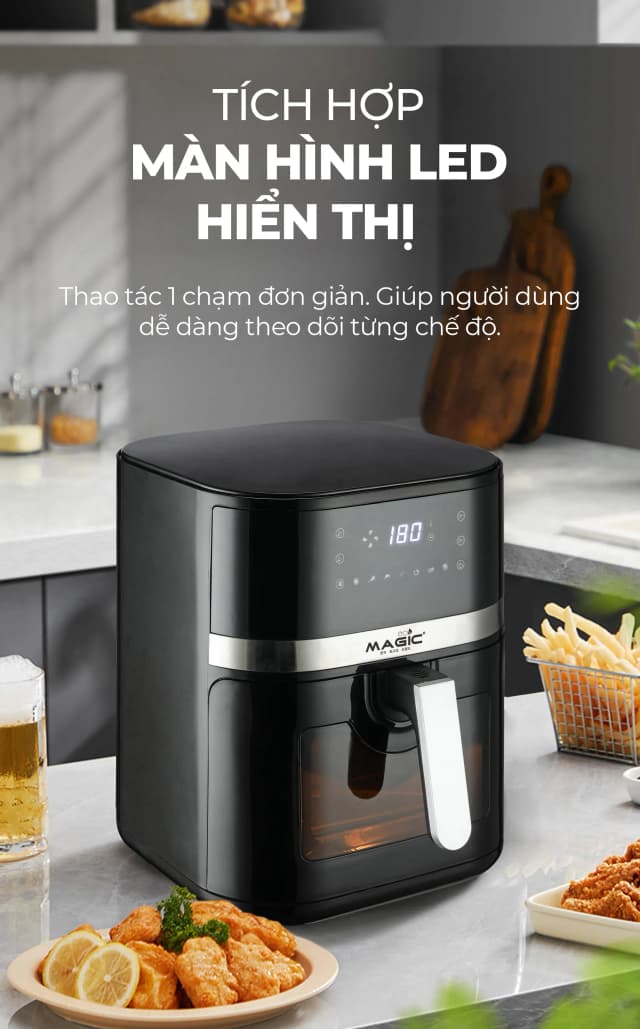 Top 1 so sánh giá Nồi chiên không dầu Magic Eco 8 lít AC-162 - Tìm sản phẩm giá rẻ nhất - Ảnh 98