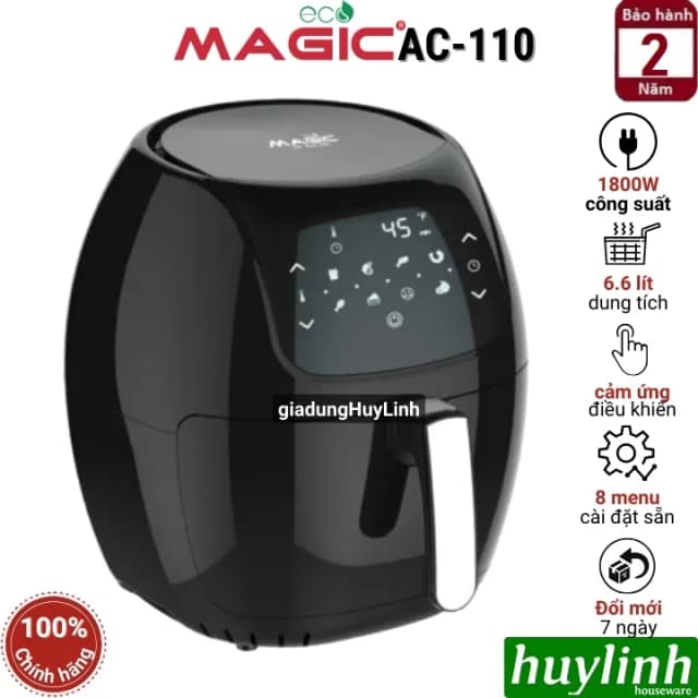 Top 1 so sánh giá Nồi chiên không dầu Magic Eco 6 lít AC-161 - Tìm sản phẩm giá rẻ nhất - Ảnh 11