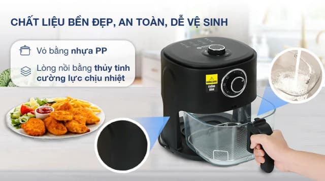 So sánh giá Nồi chiên không dầu Mishio 6 lít MK-349 rẻ nhất? - Ảnh 11