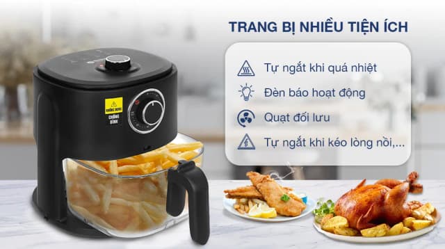 So sánh giá Nồi chiên không dầu Mishio 6 lít MK-349 rẻ nhất? - Ảnh 5