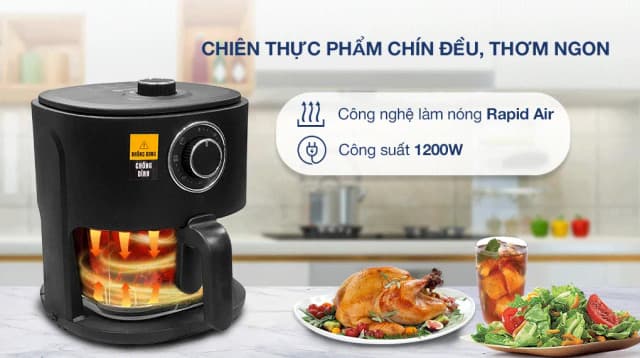 So sánh giá Nồi chiên không dầu Mishio 6 lít MK-349 rẻ nhất? - Ảnh 10