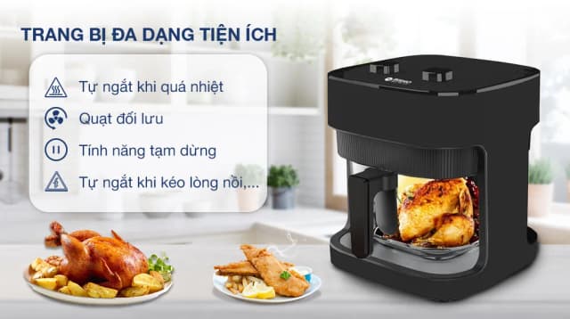 So sánh giá Nồi chiên không dầu Mishio 7 lít MK373 rẻ nhất? - Ảnh 9