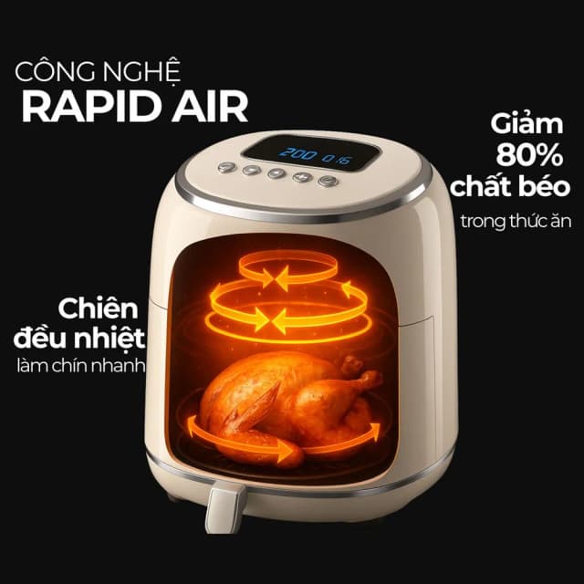 So sánh giá Nồi chiên không dầu Paveden 5 lít PAF-515BL rẻ nhất? - Ảnh 17
