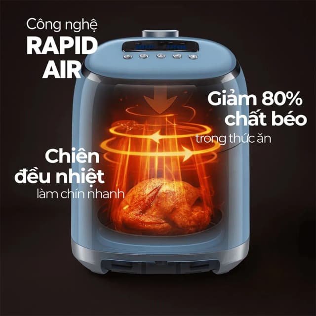 So sánh giá Nồi chiên không dầu Paveden 5 lít PAF-515BL rẻ nhất? - Ảnh 8