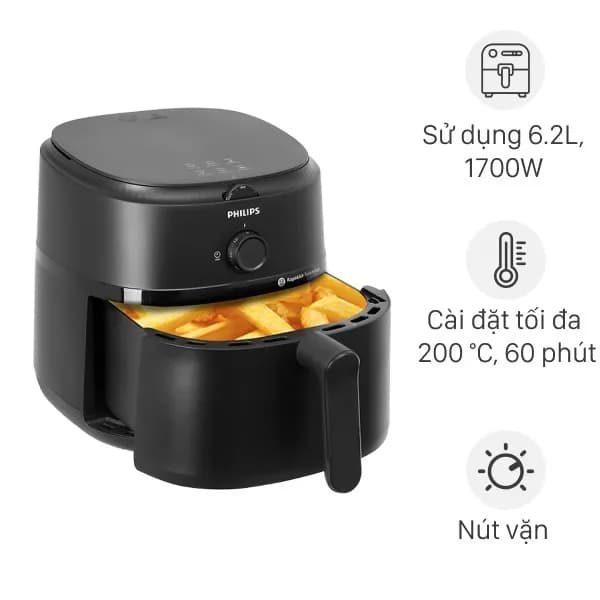 Top 1 so sánh giá Nồi chiên không dầu Philips 10 lít NA462/70 - Tìm sản phẩm giá rẻ nhất - Ảnh 14