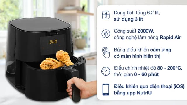 Top 1 so sánh giá Nồi chiên không dầu Philips 10 lít NA462/70 - Tìm sản phẩm giá rẻ nhất - Ảnh 64