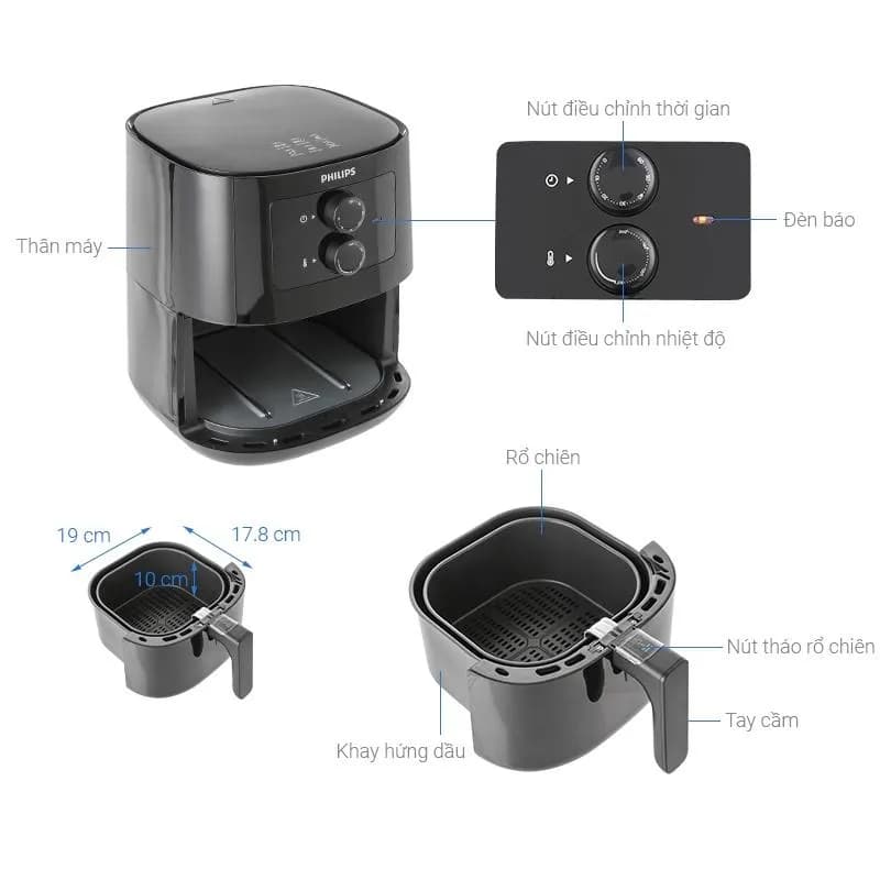 So sánh giá Nồi chiên không dầu Philips 10 lít NA462/70 - Tìm sản phẩm giá rẻ nhất - Ảnh 70