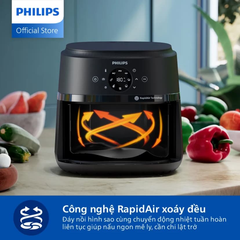 So sánh giá Nồi chiên không dầu Philips 4.2 lít NA220/00 - Tìm sản phẩm giá rẻ nhất - Ảnh 17