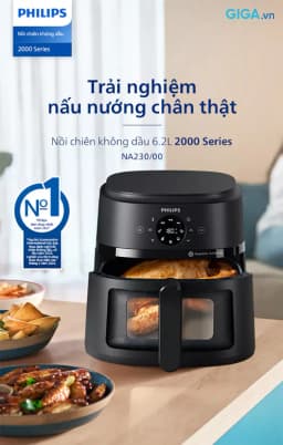 So sánh giá Nồi chiên không dầu Philips 6.2 lít NA230/00 - Tìm sản phẩm giá rẻ nhất - Ảnh 20