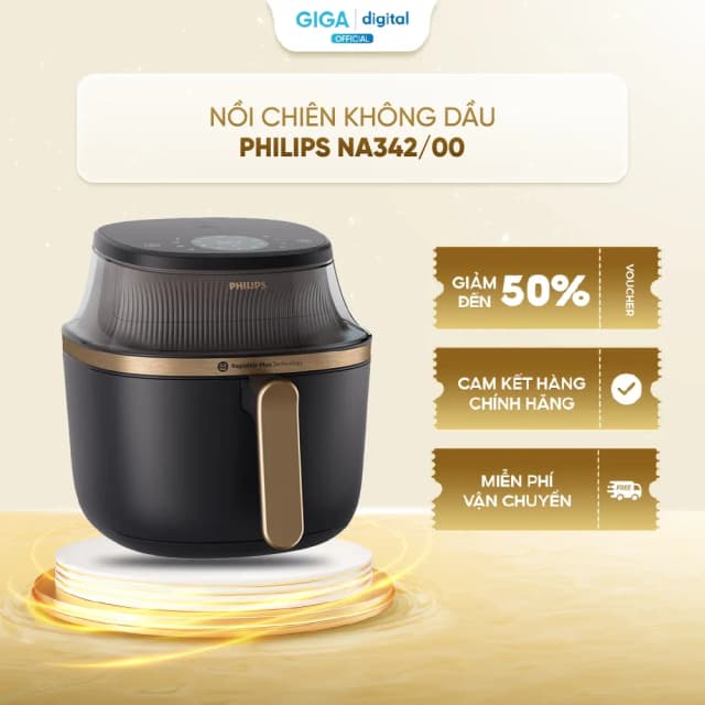 Top 1 so sánh giá Nồi chiên không dầu Philips 7.2 lít NA342/00 - Tìm sản phẩm giá rẻ nhất - Ảnh 15