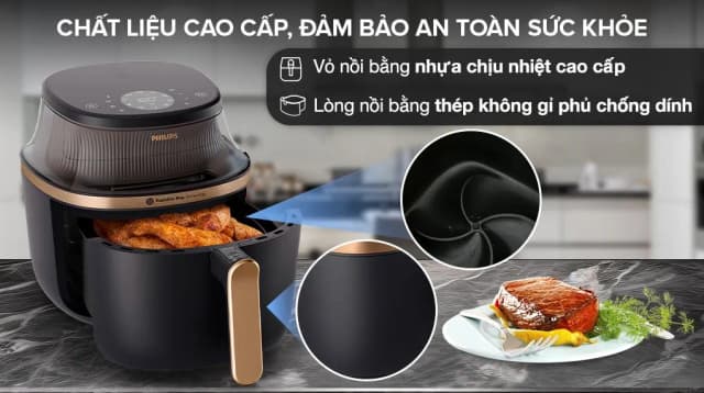 Top 1 so sánh giá Nồi chiên không dầu Philips 7.2 lít NA342/00 - Tìm sản phẩm giá rẻ nhất - Ảnh 16