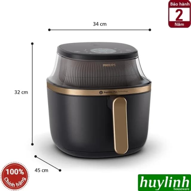 Top 1 so sánh giá Nồi chiên không dầu Philips 7.2 lít NA342/00 - Tìm sản phẩm giá rẻ nhất - Ảnh 5