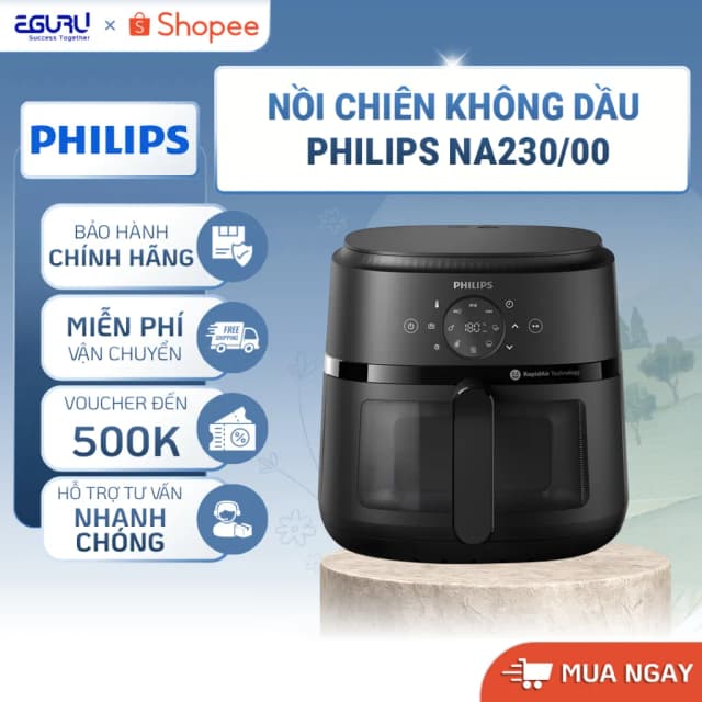 Top 1 so sánh giá Nồi chiên không dầu Philips 7.2 lít NA543/00 - Tìm sản phẩm giá rẻ nhất - Ảnh 18