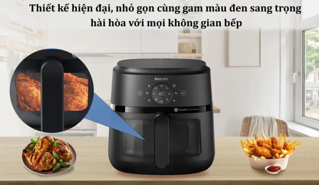Top 1 so sánh giá Nồi chiên không dầu Philips 7.2 lít NA543/00 - Tìm sản phẩm giá rẻ nhất - Ảnh 4