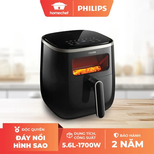 So sánh giá Nồi chiên không dầu Philips 5.6 lít HD9257/80 rẻ nhất? - Ảnh 10