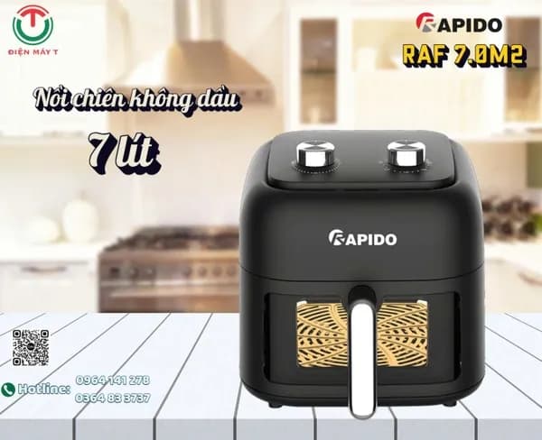 So sánh giá Nồi chiên không dầu Rapido 7 lít RAF-7.0M4 2M rẻ nhất? - Ảnh 12